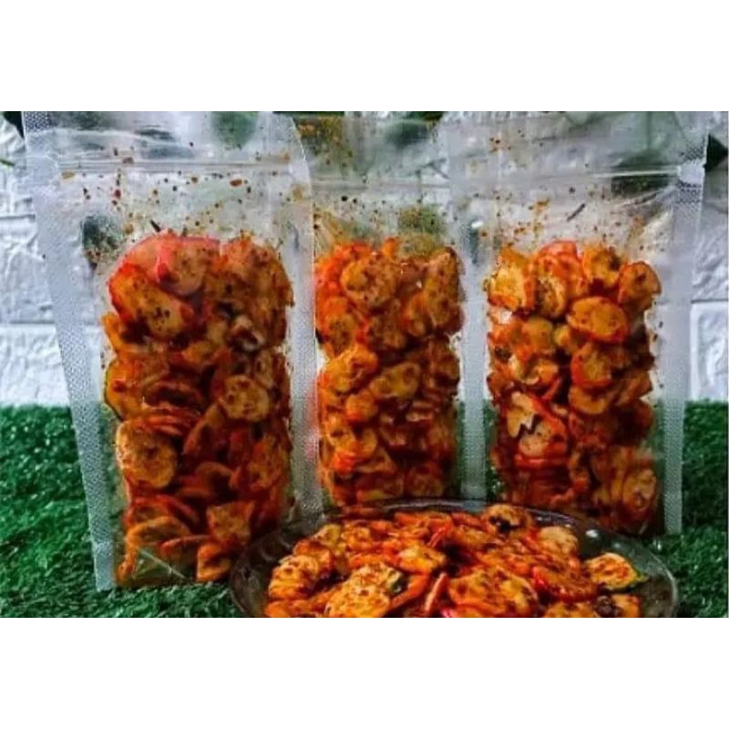 

Kerupuk Seblak Bantat Kerupuk Bawang Pedas Daun Jeruk 100gram