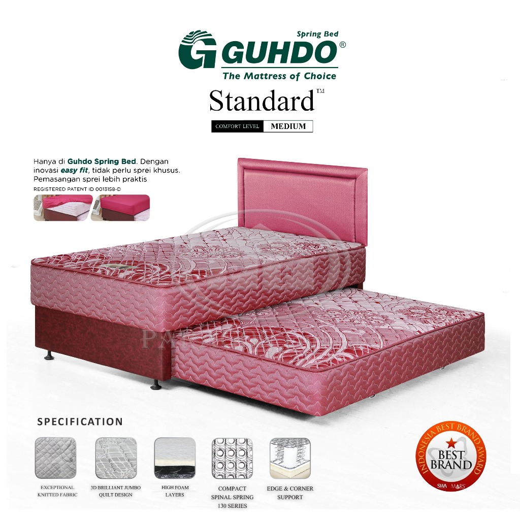 Guhdo Spring bed 2in1 Standard 180x200 HB Prospine - Full set