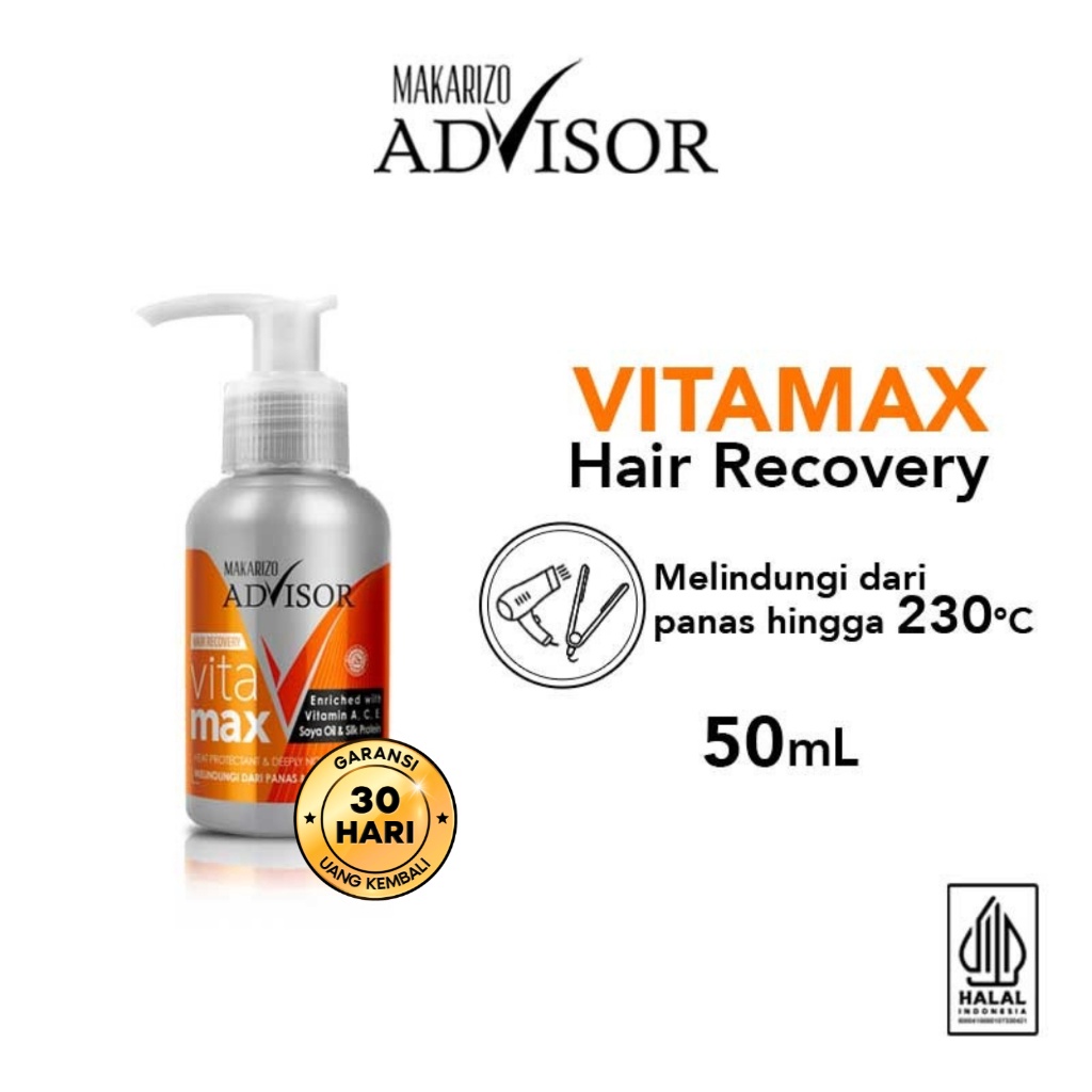 1212 HARGA GROSIR Makarizo Advisor Hair Recovery Vitamax 5 mL  Vitamin Rambut  Serum Rambut  Hair Vi
