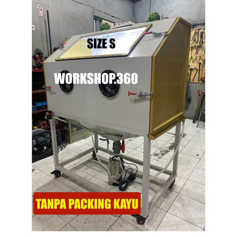 MESIN VAPOURBLASTING CABINET , VAPOUR BLASTING (Size S Tanpa Packing Kayu)