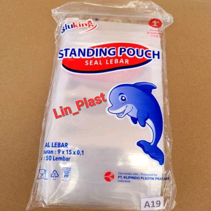 Ready STANDING POUCH DOUBLE SEAL 9x15 5lembar