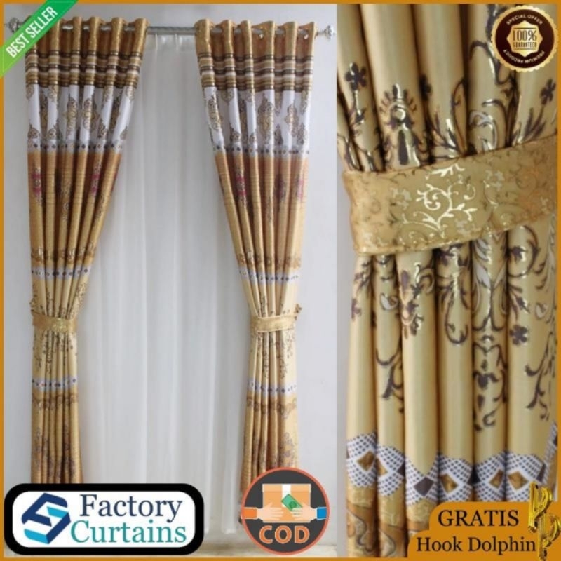 Gorden Jendela Kamar Tidur Minimalis Blackout Import Premium Glossy High Quality