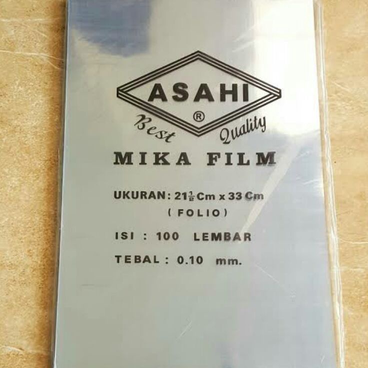 

Promo Plastik Mika Jilid ASAHI 1mm 1pak1lembar