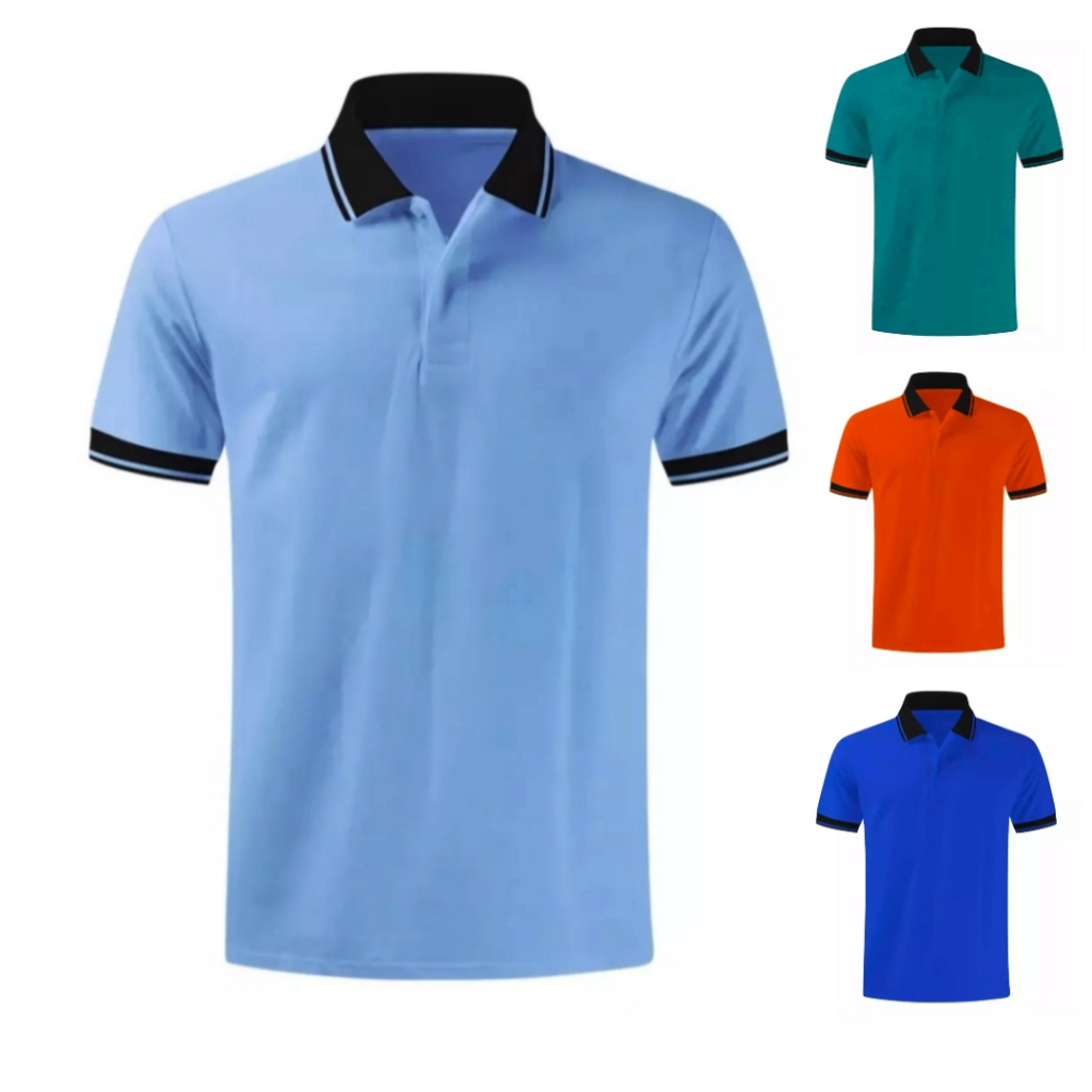 Kaos Polo Kerah Combinasi Warna/Kaos Kerah Polo/Kaos Polo Kerah