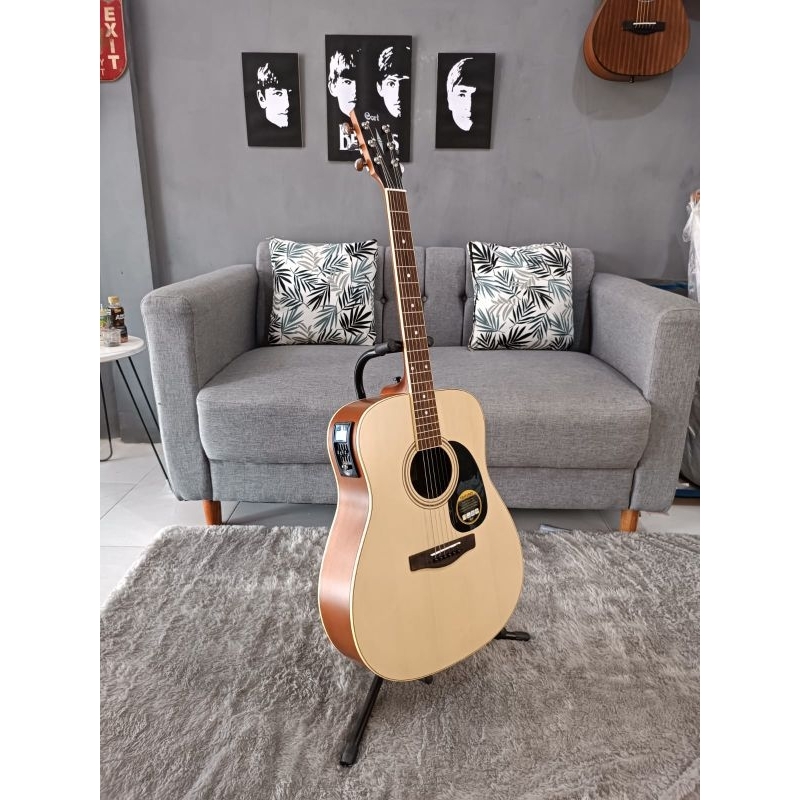 gitar akustik elektrik cord ad810 custom high. gratis packing kayu