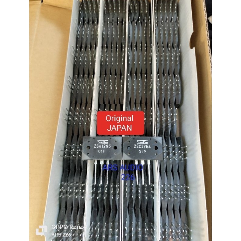 Terbaik Transistor power SANKEN 2SA 1295 2SC 3264 JAPAN SANKEN A 1295 C 3264 Original JAPAN 1set ser