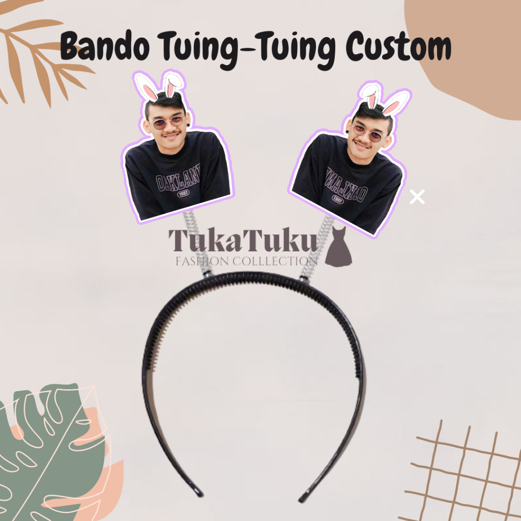 ((LAMINATING))  Ready Custom Bando Tuing Tuing / Bando Per Merchandise Headband KPOP  Konser / Bando