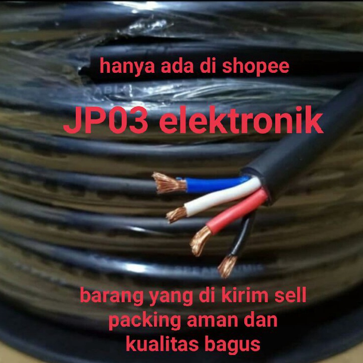 Collection kabel speaker 4x15isi 4 Crimson harga 1meter