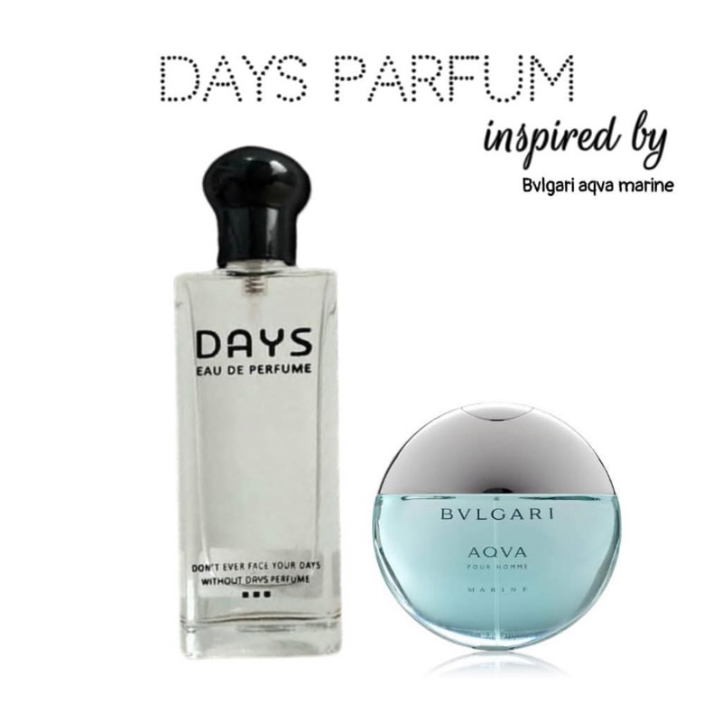 Bulgari aqua marine man / Parfum Days Original / Days Perfume / Parfum Pria & wanita BPOM