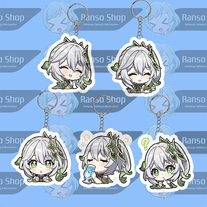 Gantungan Kunci Genshin Impact Nahida UV 2 Sisi Laser Cutting Premium | Ganci Akrilik Nahida Chibi |