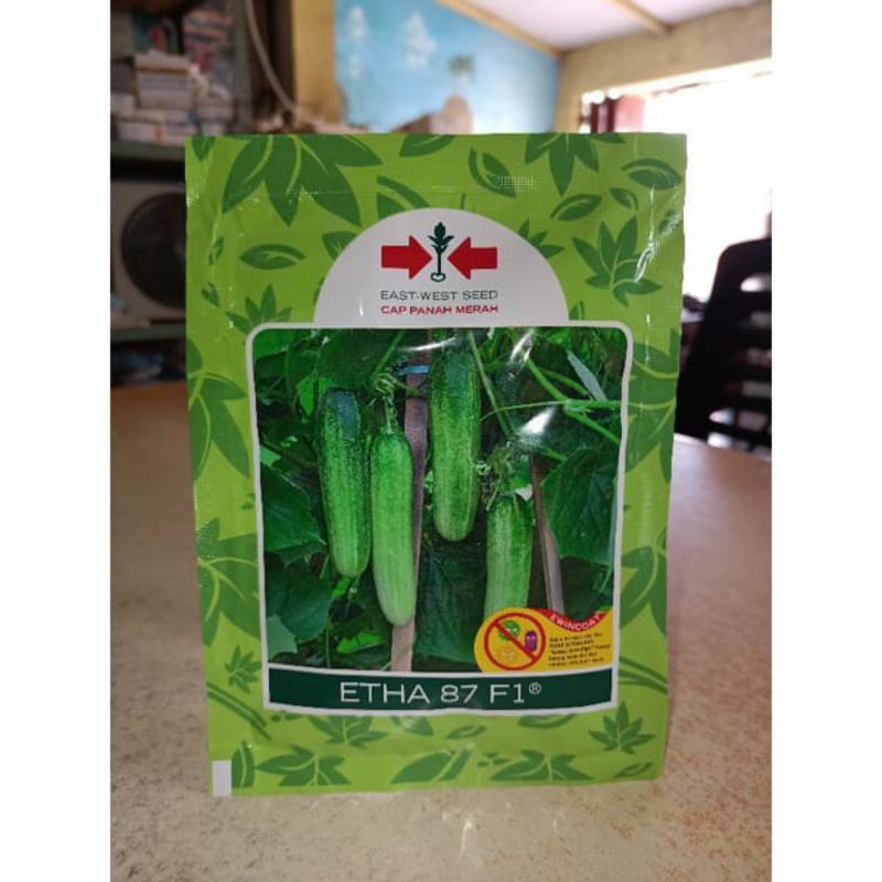 Benih Bibit Timun Etha 87 F1 (Produksi Tinggi, Perawatan Mudah) Isinya 800 Butir Kadaluarsa 2026 Ter