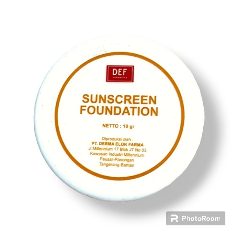 DEF SUNSCREEN FOUNDATION