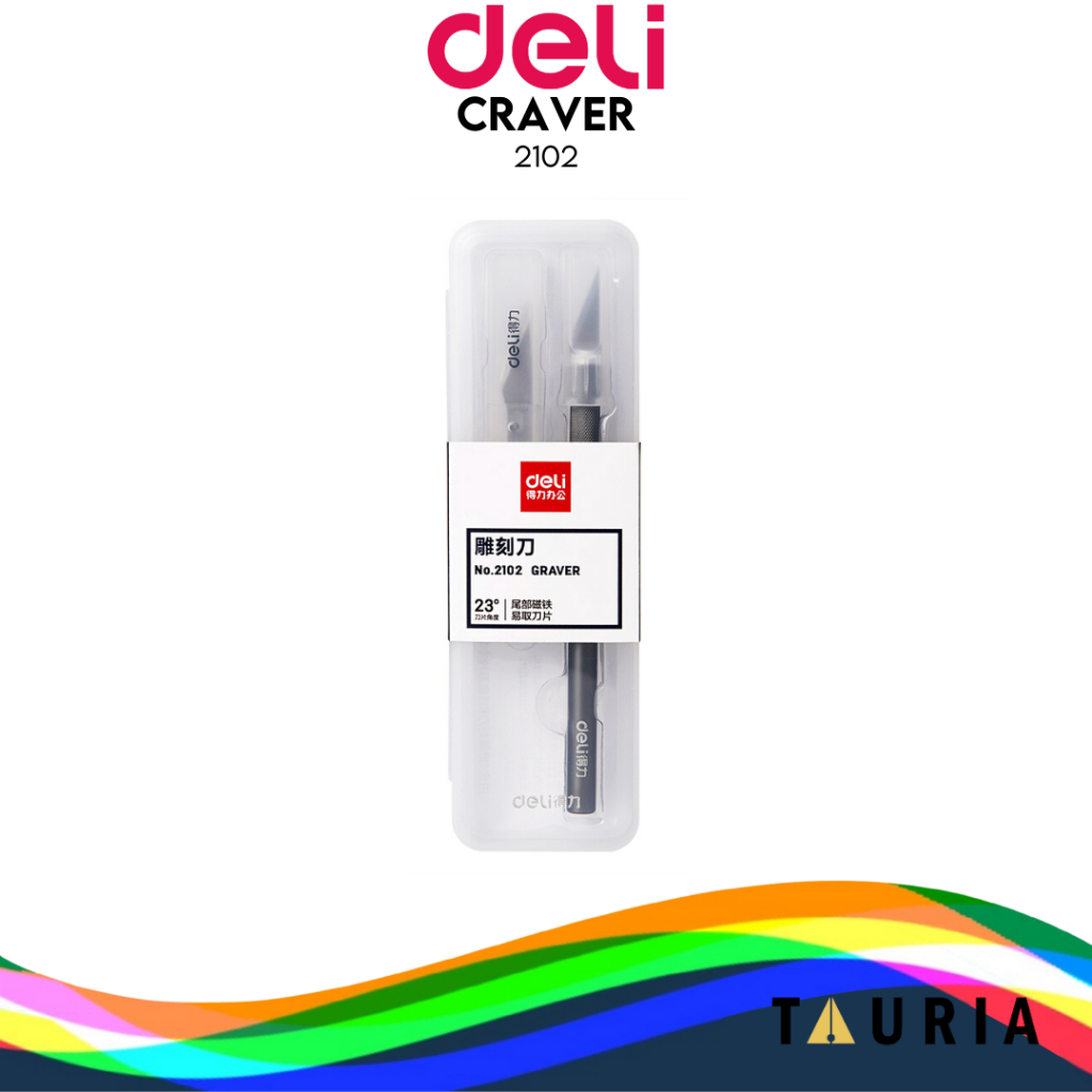 

Deli Graver / Cutter Ukir Bahan Metal, Dengan Refill 10pcs 2102