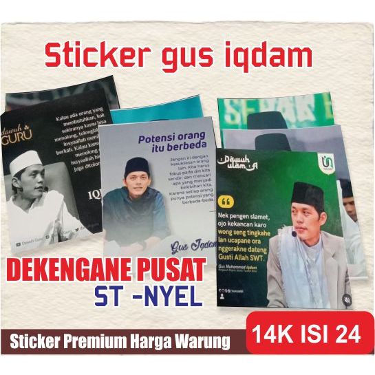 

stiker gus iqdam st-nyel I dekengane pusat