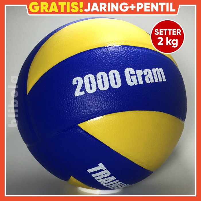 Bola setter toser 2 kg  Bola latihan setter  Voli Setter