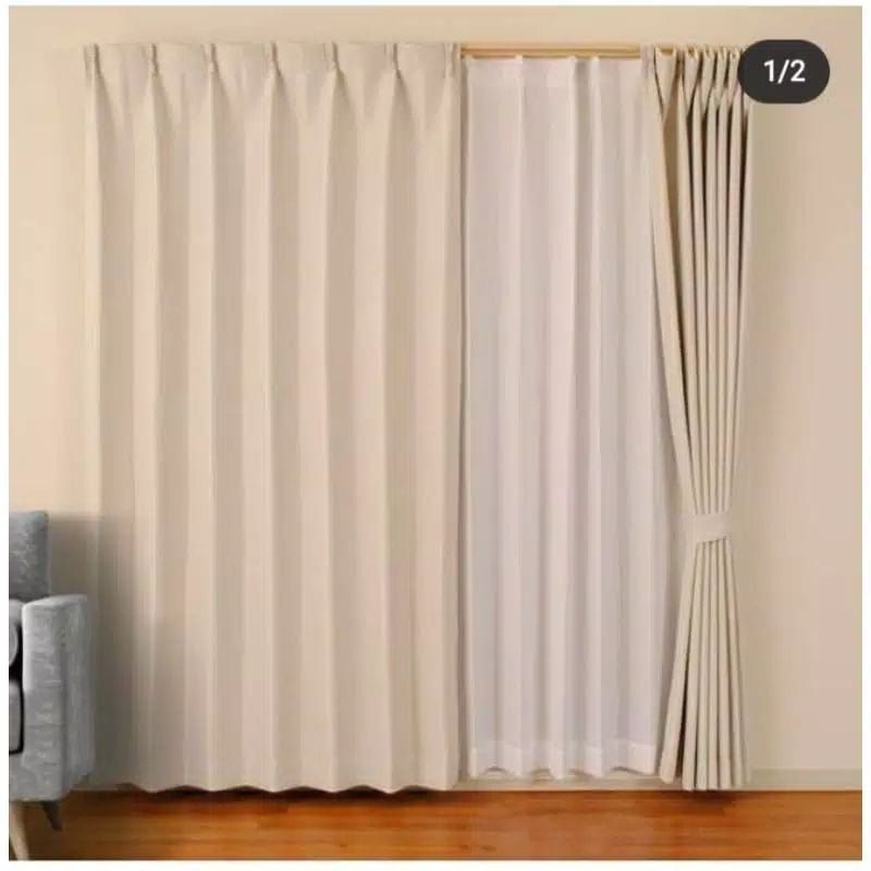 Gorden Plisket Blackout Polos Cantolan Kawat S