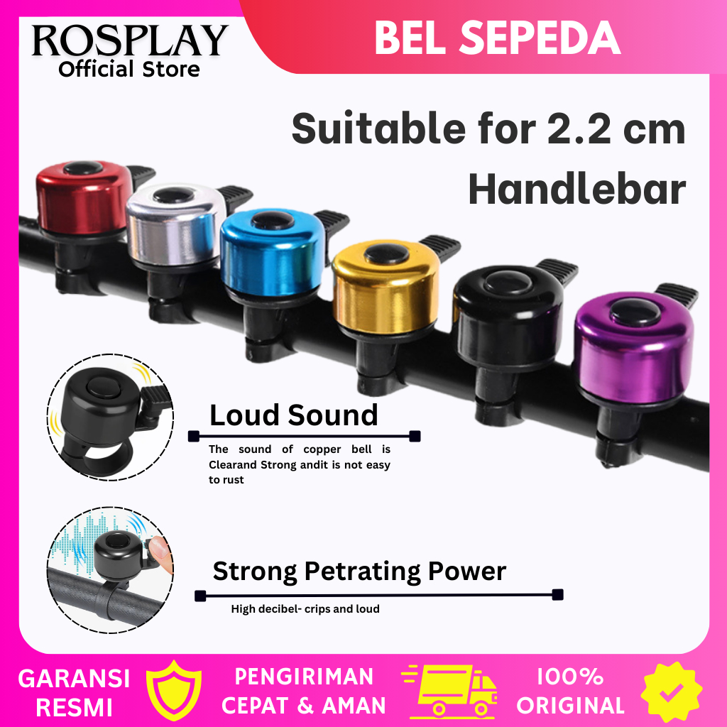 Bell Bel Lonceng Klakson Sepeda Biker Bike Baisk Bicycle Klasik Classic Ringing Kring Kring Nyaring