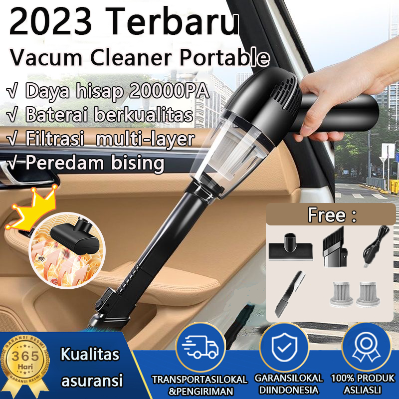 Penyedot Debu Tanpa Kabel 15000Pa  Penyedot Debu Mobil Mini  Penyedot Debu Seluler Rumah  Penyedot D