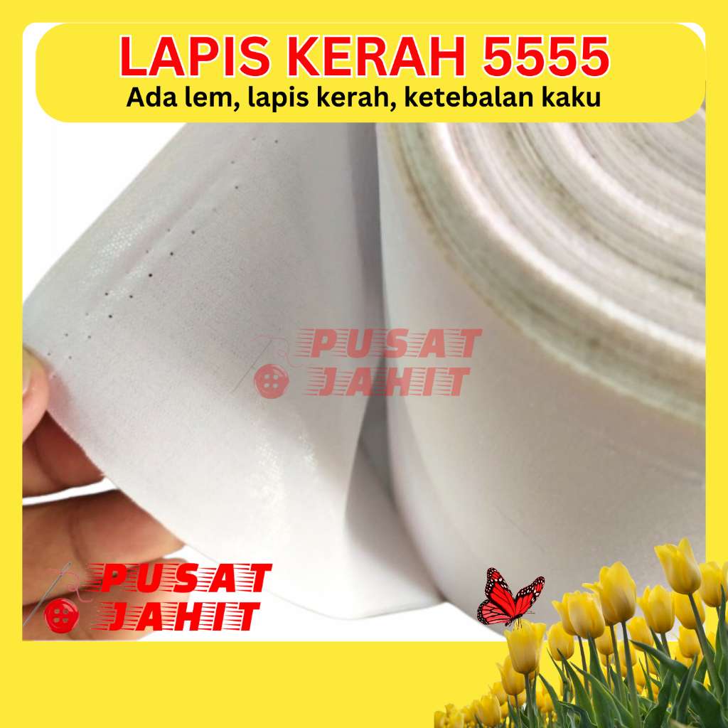 KAIN KERAS 5555 / KAIN KERAH LEM 115CM