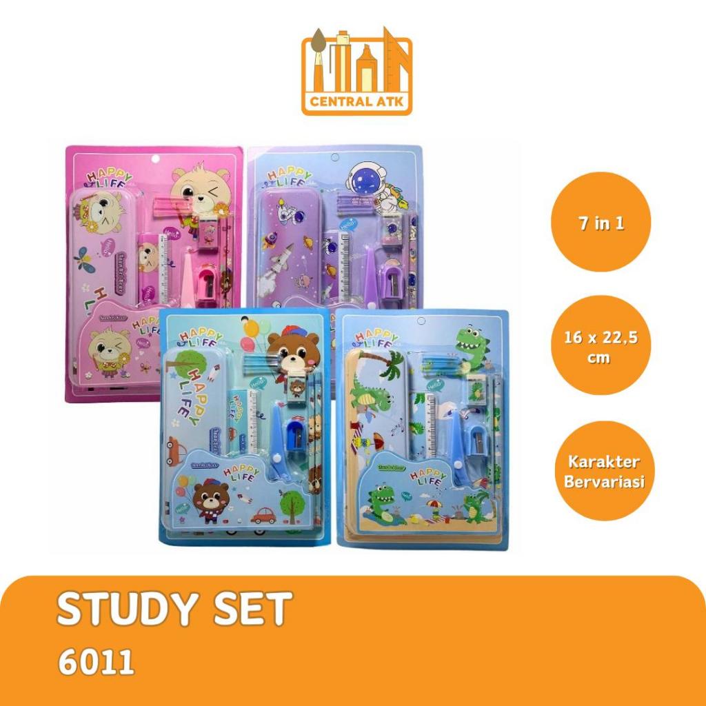 

STATIONERY SET / STUDY SET / PAKET ALAT TULIS KARAKTER 6011