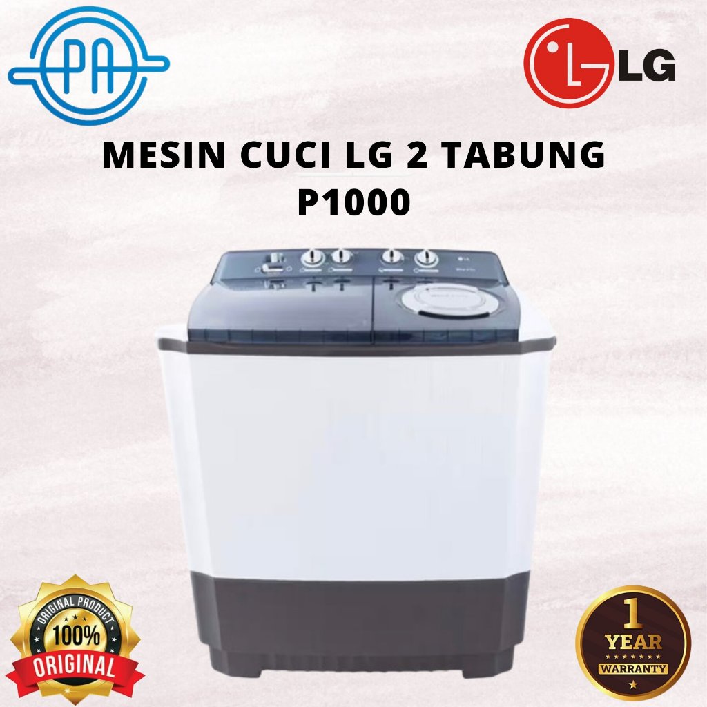 MESIN CUCI 2 TABUNG LG P1 / P 1RT / 1 LG 10KG