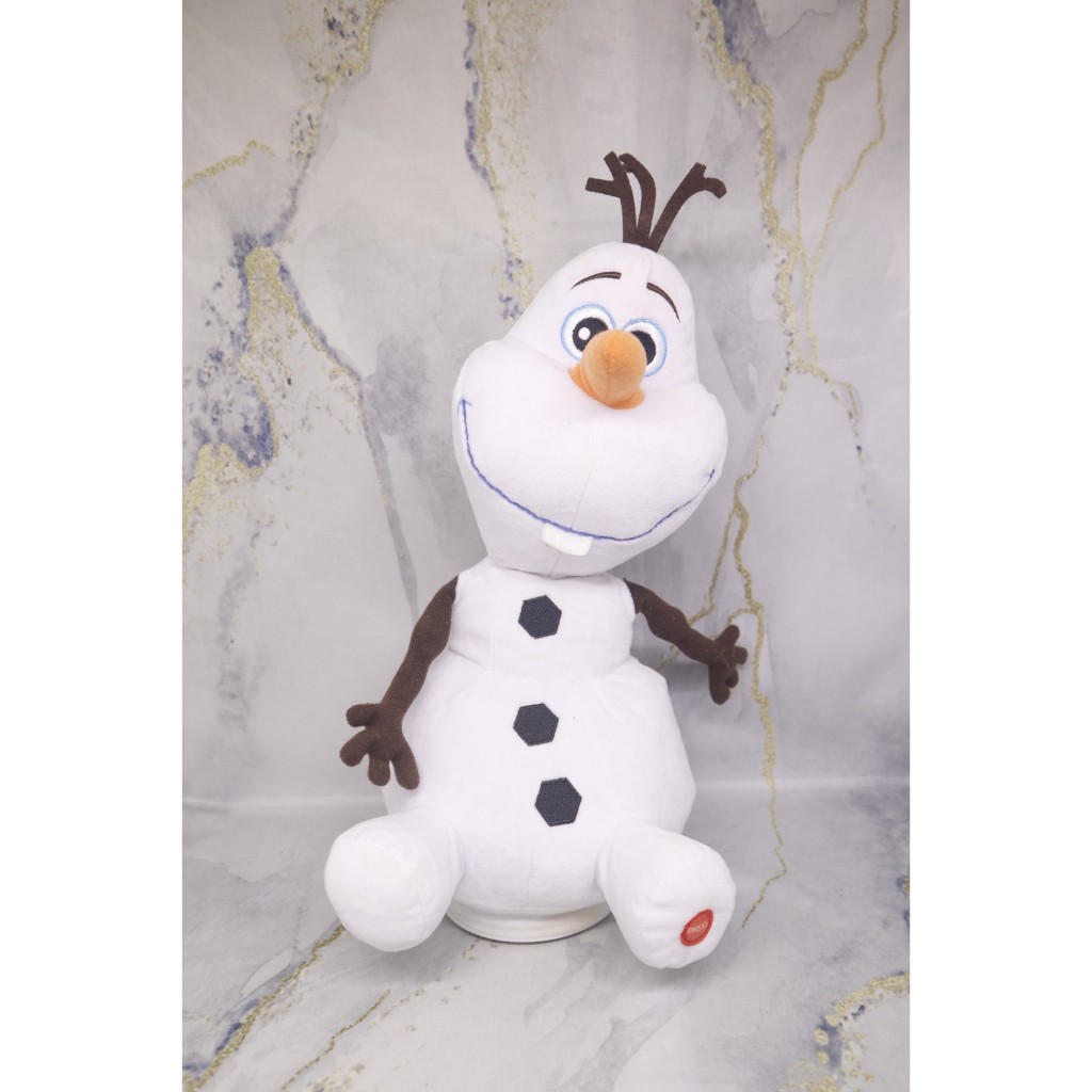 Boneka olaf elektrik disney frozen Bisa berputar putar lucu banget