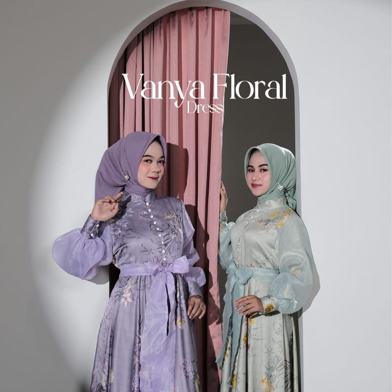 VANYA DRESS GAMIS || BUSANA MUSLIM WANITA