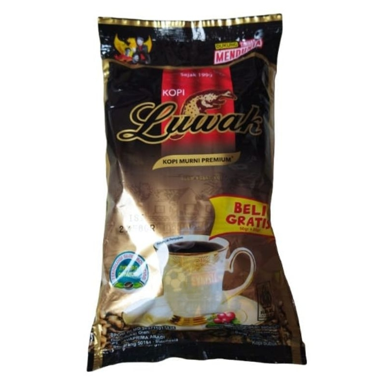 

(Kl) Luwak kopi MURNI PREMIUM 50g+50g