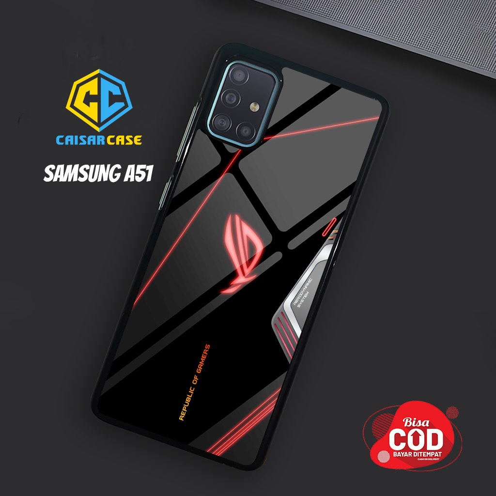 KAISAR CASE Case - Case SAMSUNG A51 Terbaru - 31 - Fashion Case Casing ROG Hp Case Murah Hardcase 2D