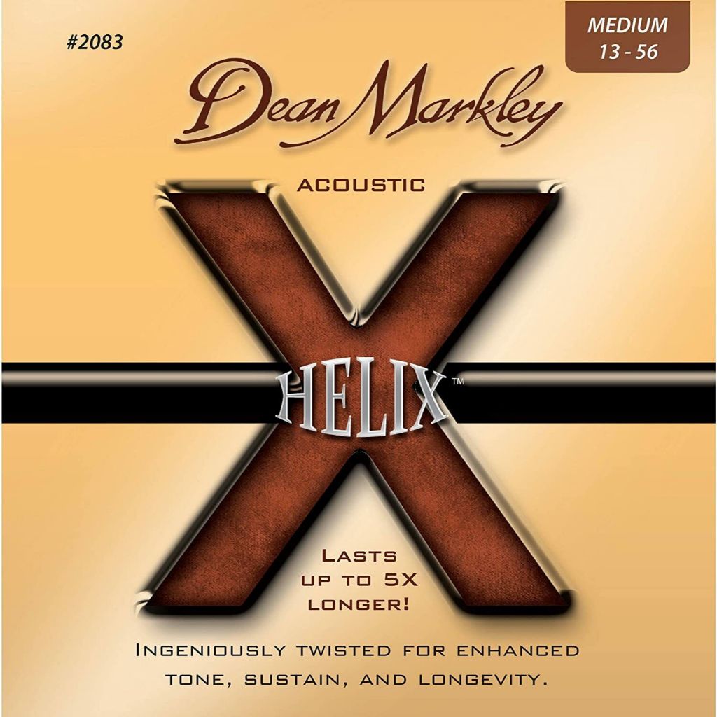 Senar Gitar Dean Markley Helix 13-56 2083 for Accoustic Guitar Medium Tention