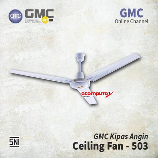 GMC CEILING FAN 56" INCH BM 503 / KIPAS ANGIN PLAFON GANTUNG 56 INCI BALING-BALING BESI