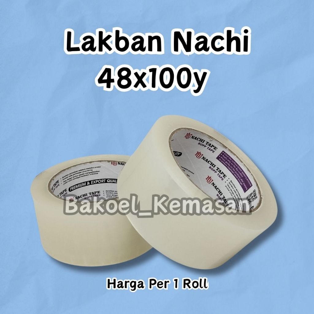 

Lakban Bening / Lakban Coklat - Solatip 48mm - Lakban 90 Yard / 40 Yard