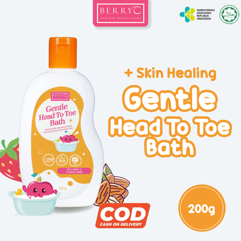 BerryC Bundle Paket Hemat Traveling Sabun Mandi Anak Aman Kulit Sensitif - Moisturizing Insect Repellent Lotion - After Bite Shooting Cream