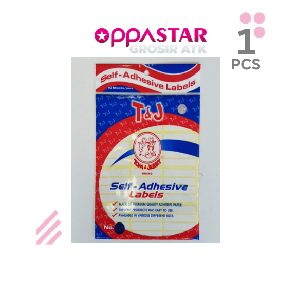 

T&J Labels Stiker Putih No. 126 / pack