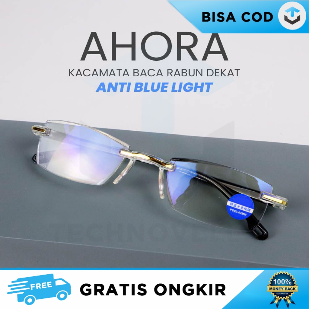 KACAMATA BACA AUTO FOCUS RABUN DEKAT PLUS 2.5 ANTI RADIASI BLUE RAY