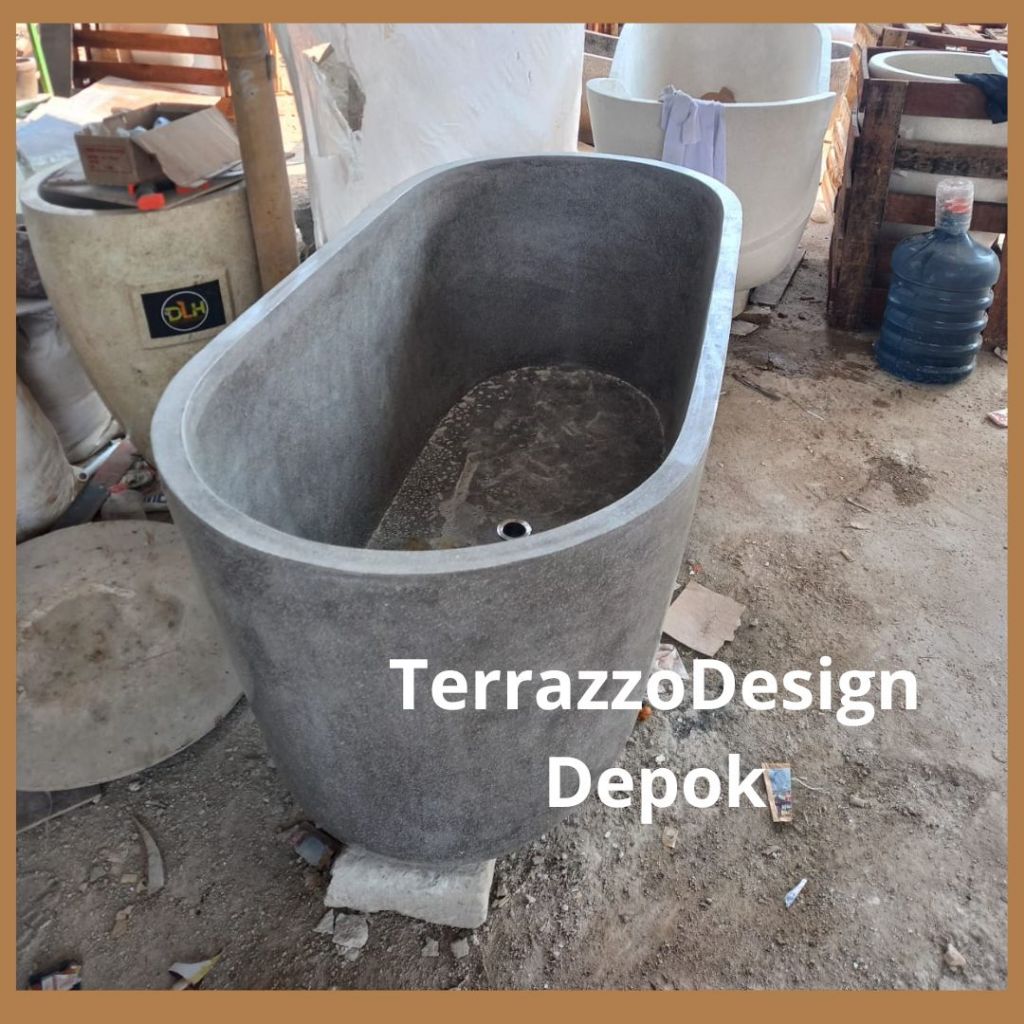 bathtub portable dewasa handamade teraso