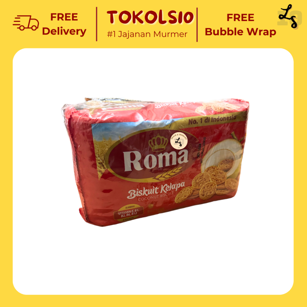 

Roma Kelapa Biskuit @300g / Cream Cokelat Besar @189gr