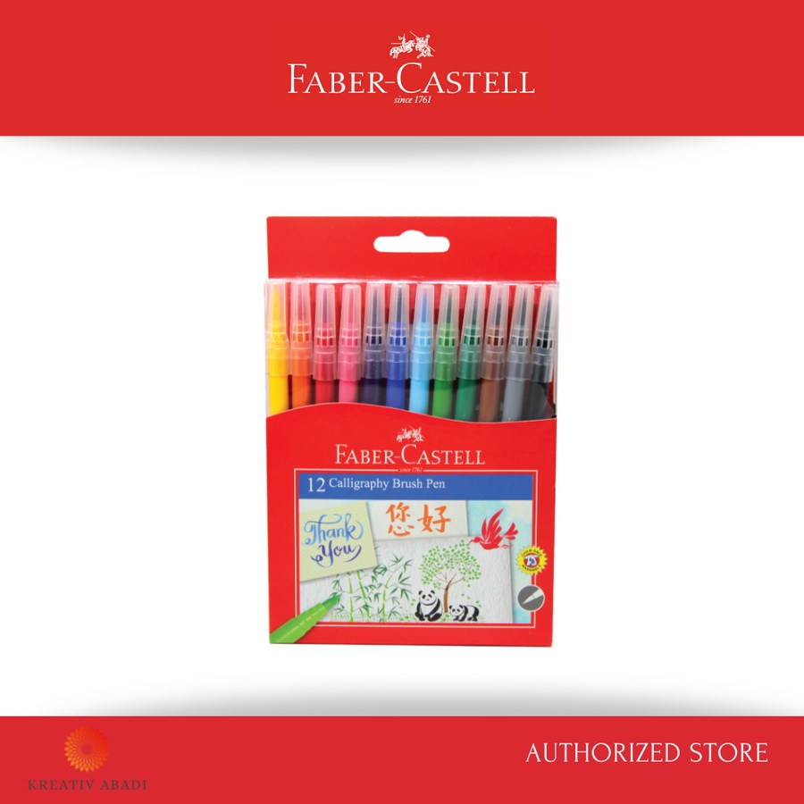 

Faber-Castell Calligraphy Brush Pen set-12