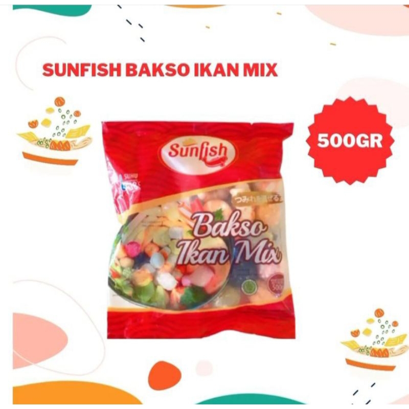 

SUNFISH BAKSO IKAN MIX 500GR