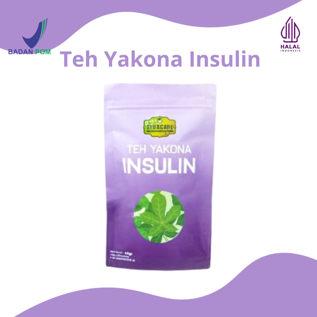 

Teh Yakona Insulin Syifacare - Teh Celup Bahan Alami Herbal Daun Insulin Bantu Menurunkan Kadar Gula Darah 20 Tea Bag