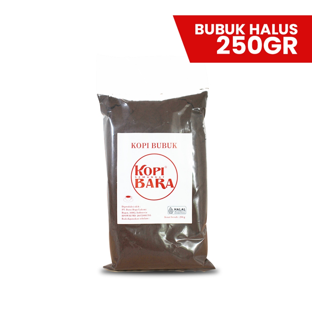 

Kopi Tubruk Warkop Bubuk Kopi Bara Regular Pack 250gr - 8997222250103