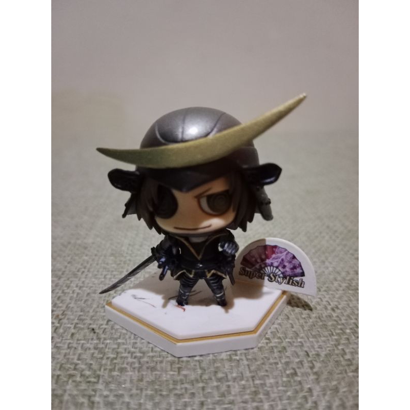 4 pcs set Mini Action figure Sengoku Basara One Coin Grand Figure Collection