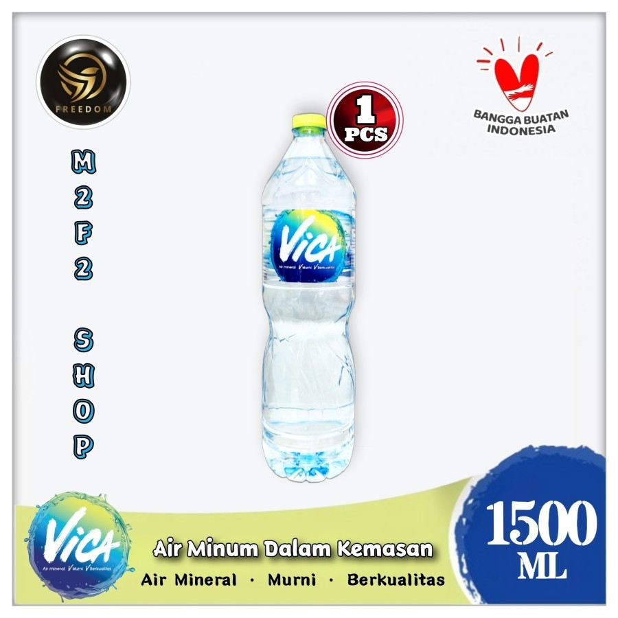 

Air Mineral Vica Botol Besar Pet - 1500 ml | 1,5 liter (Kemasan Satuan)