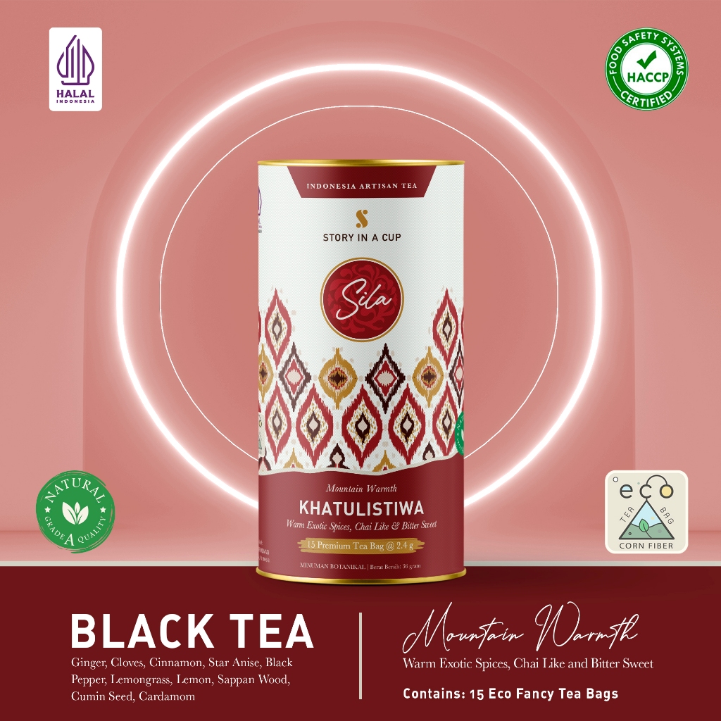 

Sila Artisan Tea | Khatulistiwa | Canister | Teh Premium | Black Tea
