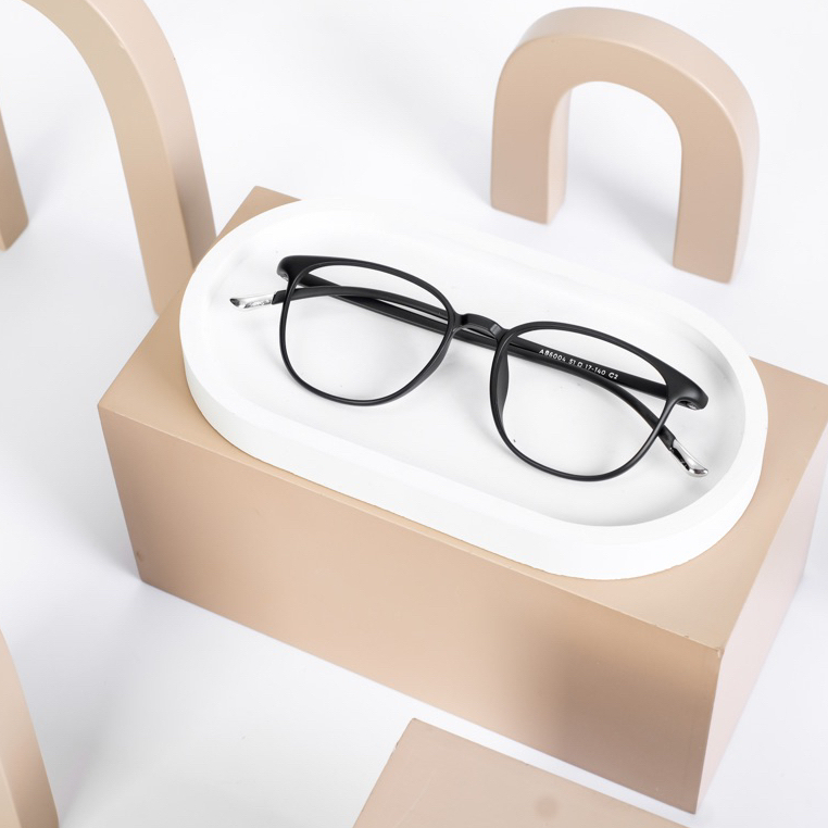 Kacamata Termurah Model Frame Kotak Kecil Lentur Ringan Pria Wanita 5004