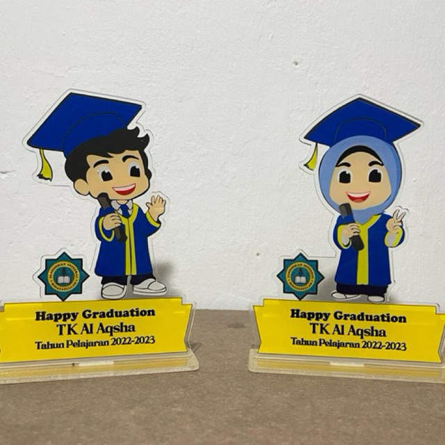 Plakat Wisuda Custom Murah Plakat Kelulusan Bahan Akrilik Langsung Jadi | Plakat Acrylic Custom | Pl