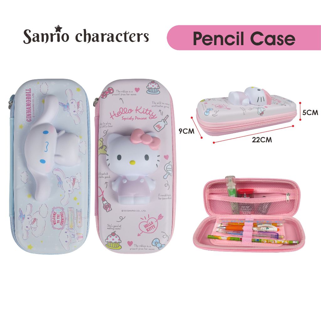 

SANRIO CHARACTERS Pencil Case Ori / Tempat Pensil Resleting / Tepak Pensil / Tempat Alat Tulis Anak Sekolah YZ8187