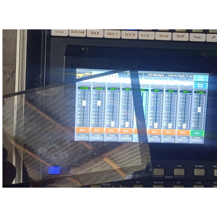 (FREE PAKING KAYU) LCD Touchscreen layar sentuh Digital Mixer Topp Pro T2208 T20 atau DM24 – ORIGINAL TOPPRO