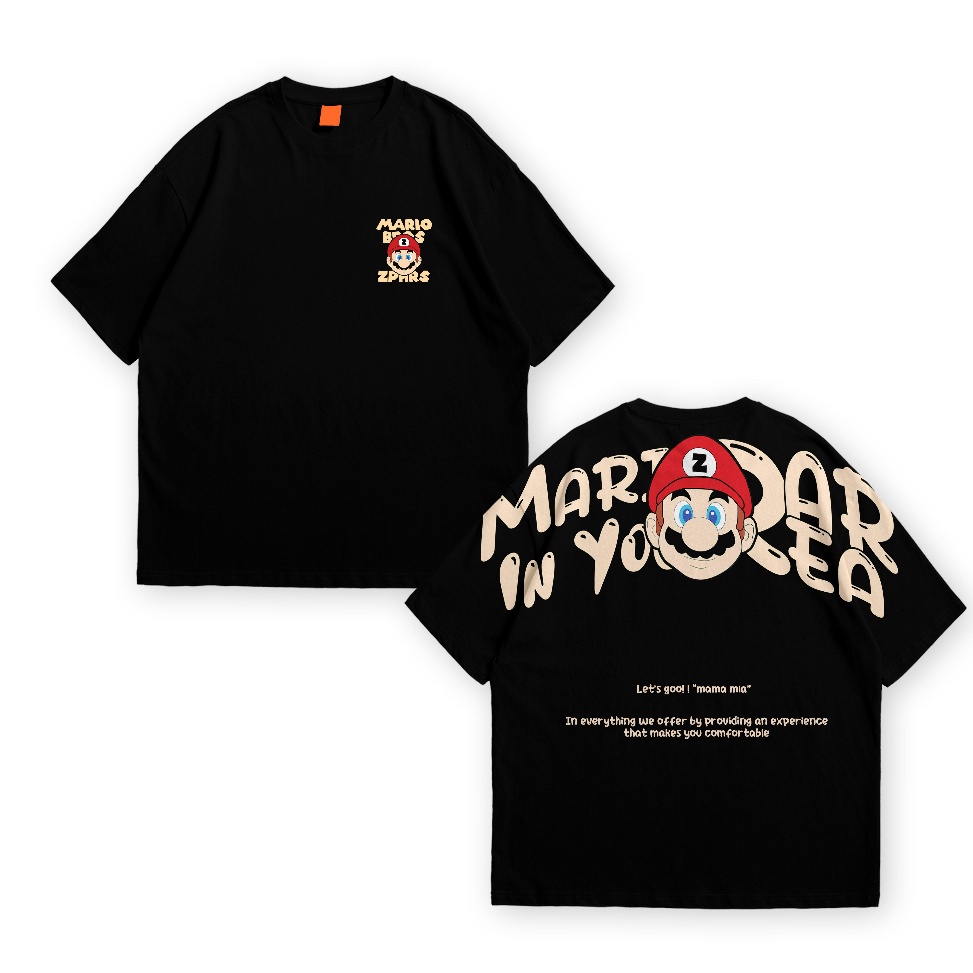 Kaos TShirt Super MARIO AREA ZEPHYRS