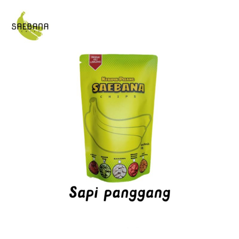 

Keripik Pisang Sebana Sapi Panggang 100 Gram